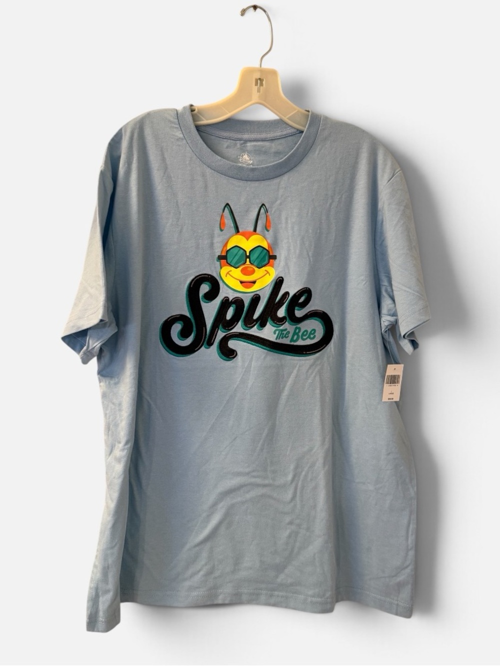 Disney Adult Spike The Bee Graphic Tee - Light Blue - Size L - NWT